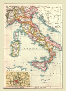 Italian kartta, 1902. tekijältä Unbekannt