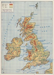 Brittisaarten kartta, 1910 tekijältä Unbekannt