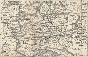 Marengon kampanjan kartta, 1800, 1896 tekijältä Unbekannt