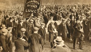 Marchers from Shoreditch, Means Test protestit, Hyde Park, Lontoo, 1932, 1933 tekijältä Unbekannt