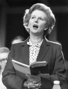 Margaret Thatcher, brittiläinen poliitikko, 1980-luku tekijältä Unbekannt