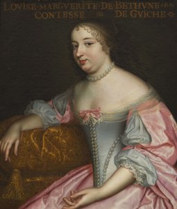 Marguerite Louise Suzanne de Béthune 1643-1726, Guichen kreivitär, Luden herttuatar, noin 1665. tekijältä Unbekannt
