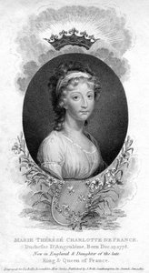 Marie-Therese-Charlotte de Bourbon, Angoulemen ja Ranskan Dauphinen herttuatar, 1811 tekijältä Unbekannt