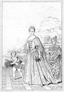 Marie Adelaide Savoysta, Bourgognen herttuatar, 1600-luku tekijältä Unbekannt