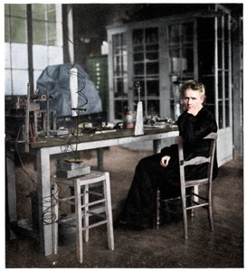 Marie Curie, puolalainen ranskalainen fyysikko, c1920. tekijältä Unbekannt
