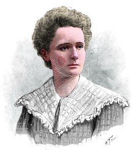 Marie Sklodowska Curie, puolalaissyntyinen ranskalainen fyysikko, 1904. tekijältä Unbekannt