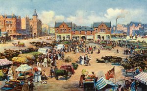 Kauppatori, Johannesburg, 1901. tekijältä Unbekannt