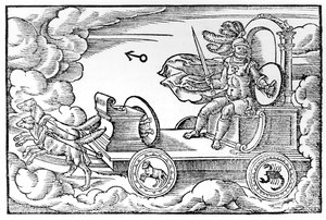 Mars, roomalainen sodanjumala, 1569 tekijältä Unbekannt