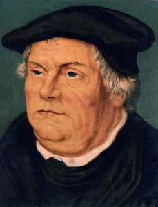 Martin Luther, 1500-luvun saksalainen protestanttinen uskonpuhdistaja, 1800-luku tekijältä Unbekannt