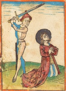 Pyhän marttyyrikuolema, n. 1480. tekijältä Unbekannt