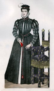 Mary Stuart, Ranskan Francis II:n kuningatar puoliso, c1560 1882-1884 tekijältä Unbekannt