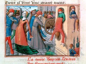 Bourguignonien armagnakkien verilöyly, Pariisi, 1418, 1484 tekijältä Unbekannt
