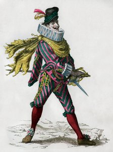 Matamoren kapteeni, palkkamurhaaja, espanjalainen, 1600-luku 1882-1884 tekijältä Unbekannt