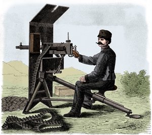 Maxim konekivääri, c1895. tekijältä Unbekannt