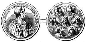 Seitsemän piispan mitali, 1700-luku 1800-luku tekijältä Unbekannt