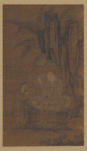 Vaatteiden korjaus varhaisessa aamuauringossa, Ming-dynastia, 1400-1500-luku. tekijältä Unbekannt