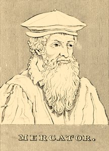 Mercator, 1512-1594, 1830. tekijältä Unbekannt