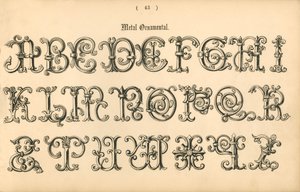 Metallikornamentti, 1862 tekijältä Unbekannt