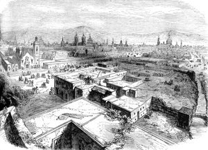 Mexico City, Meksiko, 1800-luvun puoliväli vuonna 1880 tekijältä Unbekannt