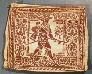 Sotilaspostimiehen kirjesäkki 30-vuotisen sodan aikana (1618-48) (tekstiili) tekijältä Unbekannt
