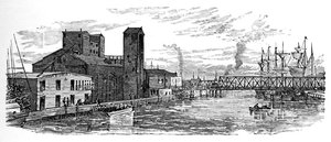 Milwaukee River, 1883 tekijältä Unbekannt