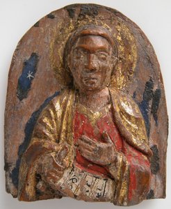 Heprean profeetta Danielin pienoisreliefi kirjakääröllä, saksa, 1200-1225. tekijältä Unbekannt