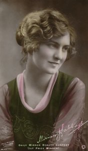 Miriam Babbage, 1880-1950 - Daily Mirror -kauneuskilpailun 1. palkinnon voittaja, 1930. tekijältä Unbekannt