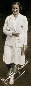 Miss Dorothy Round, Wimbledonin naisten mestari, 1934 tekijältä Unbekannt