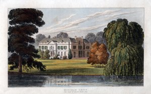 Mitcham Grove, Surrey, Henry Hoaren kotipaikka, 1827 tekijältä Unbekannt