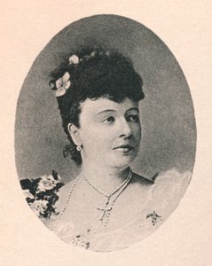 Rouva. Albani, 1895 tekijältä Unbekannt