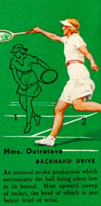 Mme. Outratova - takakätinen ajo, c1935. tekijältä Unbekannt