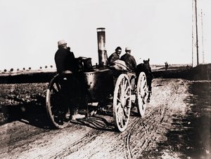 Siirrettävä keittiö linjaa ylöspäin, c1914-c1918 tekijältä Unbekannt