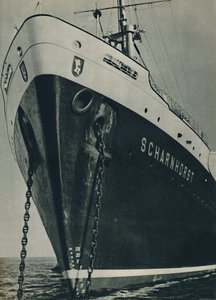 Vuonna 1935, 1937 rakennetun saksalaisen Lloyd Linen nykyaikaiset vuoraukset Kaukoidän palveluille tekijältä Unbekannt