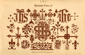 Monogrammit, ristit jne., 1862 tekijältä Unbekannt