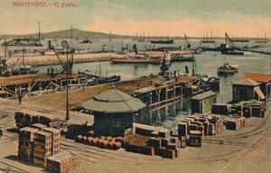 Montevideo - Portti, c1900 tekijältä Unbekannt