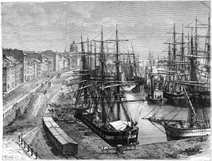 Montreal, Kanada, 1800-luku tekijältä Unbekannt