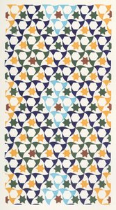 Mosaiikki Generalifen portikista, 1907. tekijältä Unbekannt