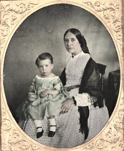 Äiti ja lapsi, n. 1860. tekijältä Unbekannt