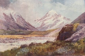 Mount Cook, Uusi-Seelanti, 1923. tekijältä Unbekannt