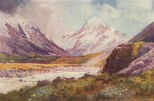 Mount Cook, Uusi-Seelanti, 1924 tekijältä Unbekannt