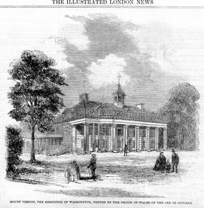 Mount Vernon, Washingtonin asuinpaikka, 1800-luku tekijältä Unbekannt