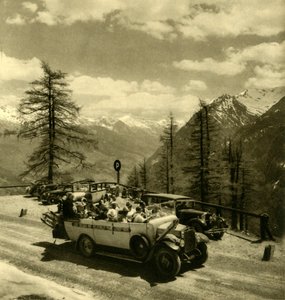 Vuoristonäkymä Schöneckissä Grossglockner High Alpine Roadilla, Itävallassa, c1935. tekijältä Unbekannt