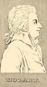 Mozart, 1756-1791, 1830. tekijältä Unbekannt