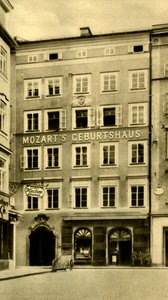 Mozartin syntymäpaikka, Salzburg, Itävalta, c1935. tekijältä Unbekannt