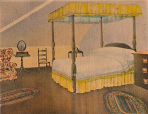 Rouva Washingtonin makuuhuone, 1946 tekijältä Unbekannt