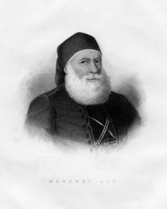 Muhammad Ali Pasha, Egyptin varakuningas, 1800-luku tekijältä Unbekannt