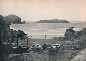 Mullion Cove - Näytetään Mullion Island, 1895 tekijältä Unbekannt