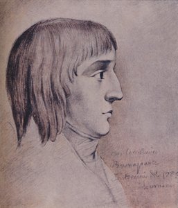 Napoleon Bonaparte vuonna 1785, 16-vuotias, 1896 tekijältä Unbekannt