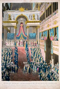Napoleon Bonaparte kruunattiin keisari Napoleon I:ksi 2. joulukuuta 1804, 1800-luku tekijältä Unbekannt