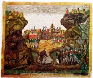 Napoleon saapuu Pyhälle Helenalle 1815 tekijältä Unbekannt